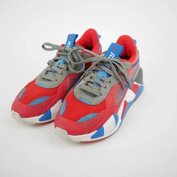 PUMA RS RUNNING SYSTEM Men s 7 Red blue athletic sneakers running shoes